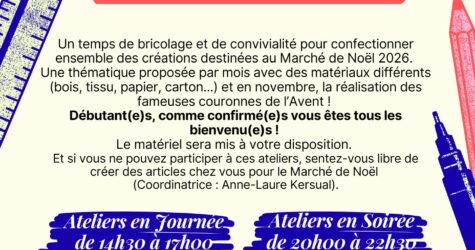 Créons Ensemble – De 12 à 99 ans !